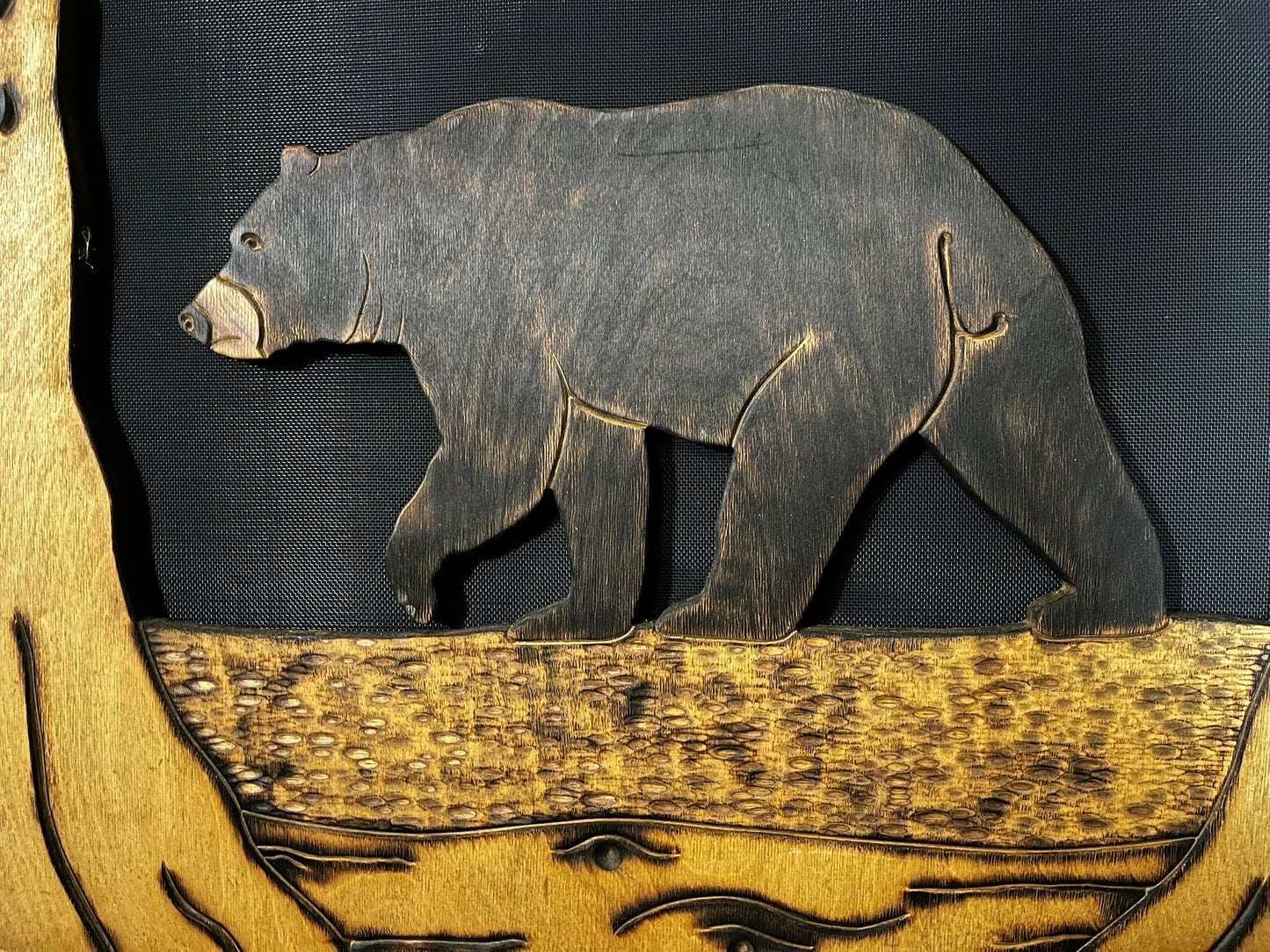 Black Bear Screen Door