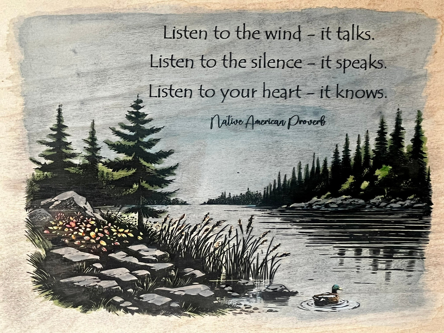 Small Shelf (hand-painted) with Hooks or Wine Glass Rack