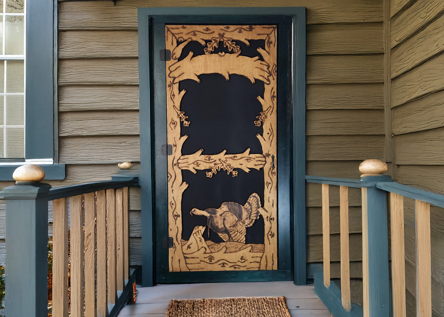 Wild Turkey Screen Door