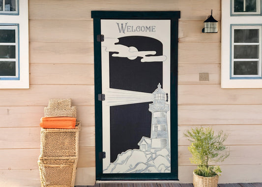 Lighthouse Screen Door